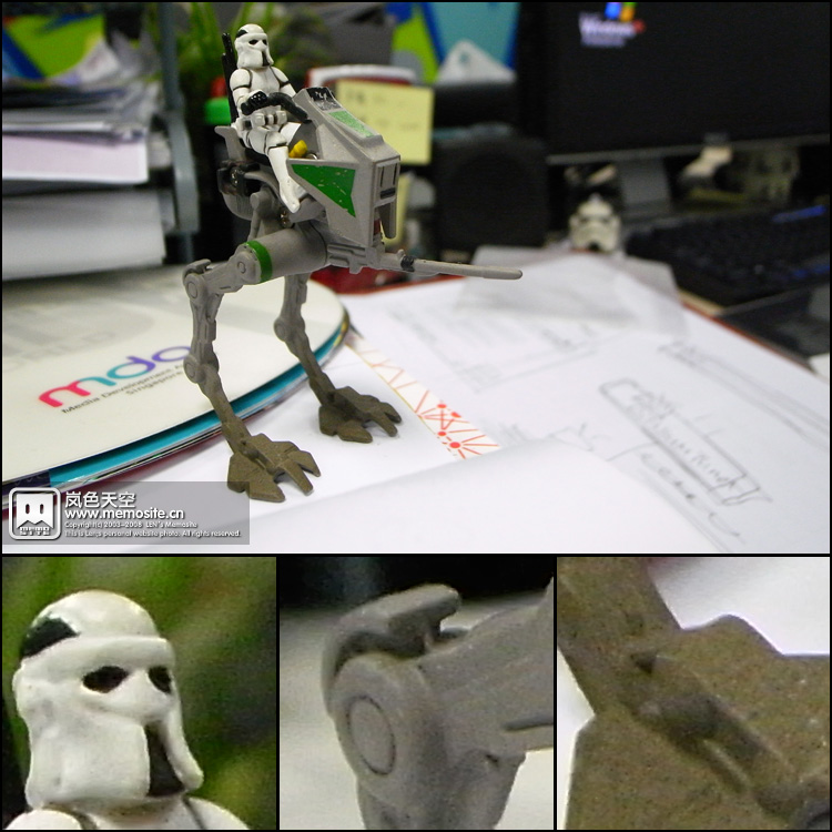 同事桌面上的小摆设，微距的效果还是ok的