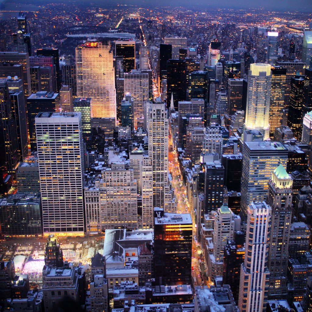 远处还能见到中央公园