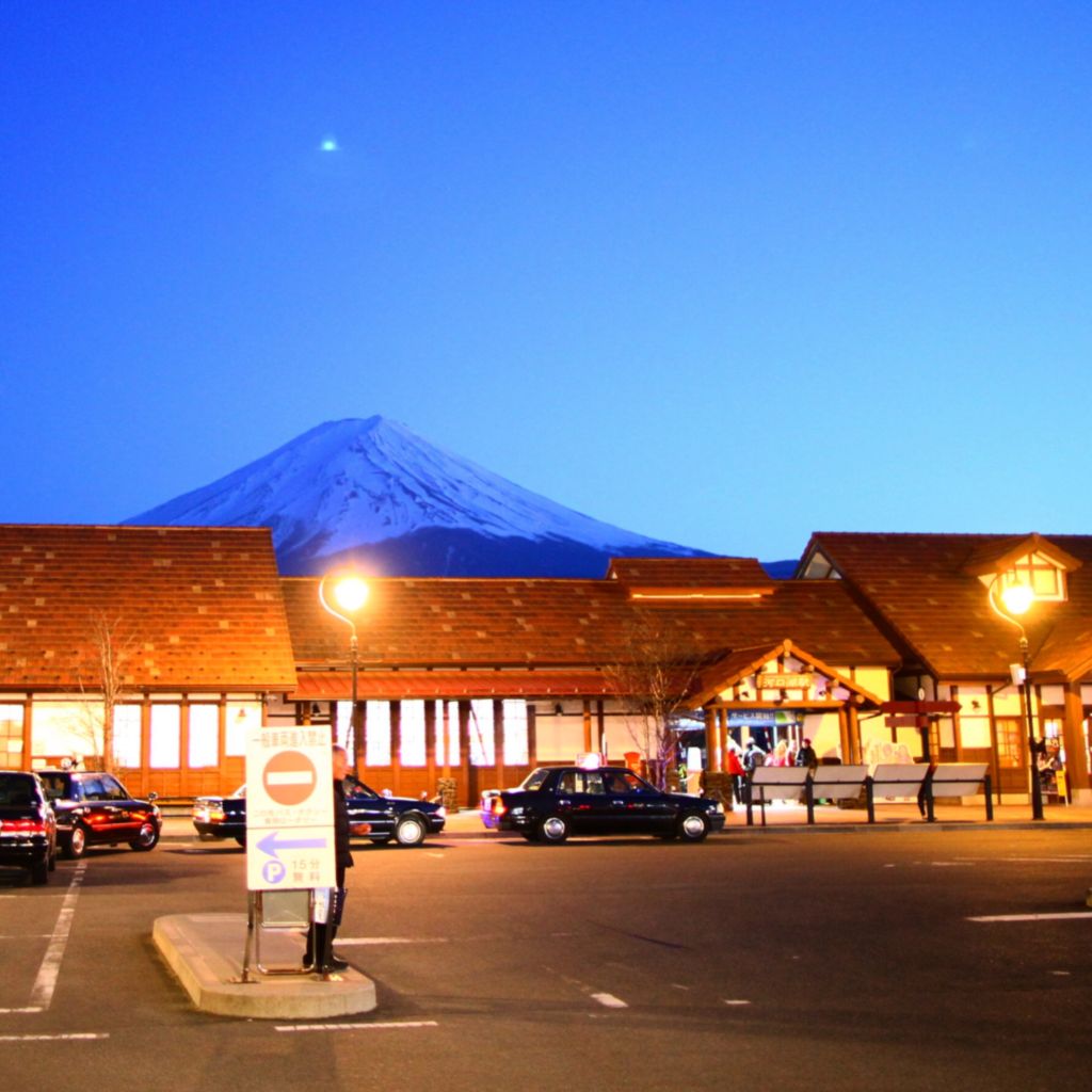 河口湖の富士山