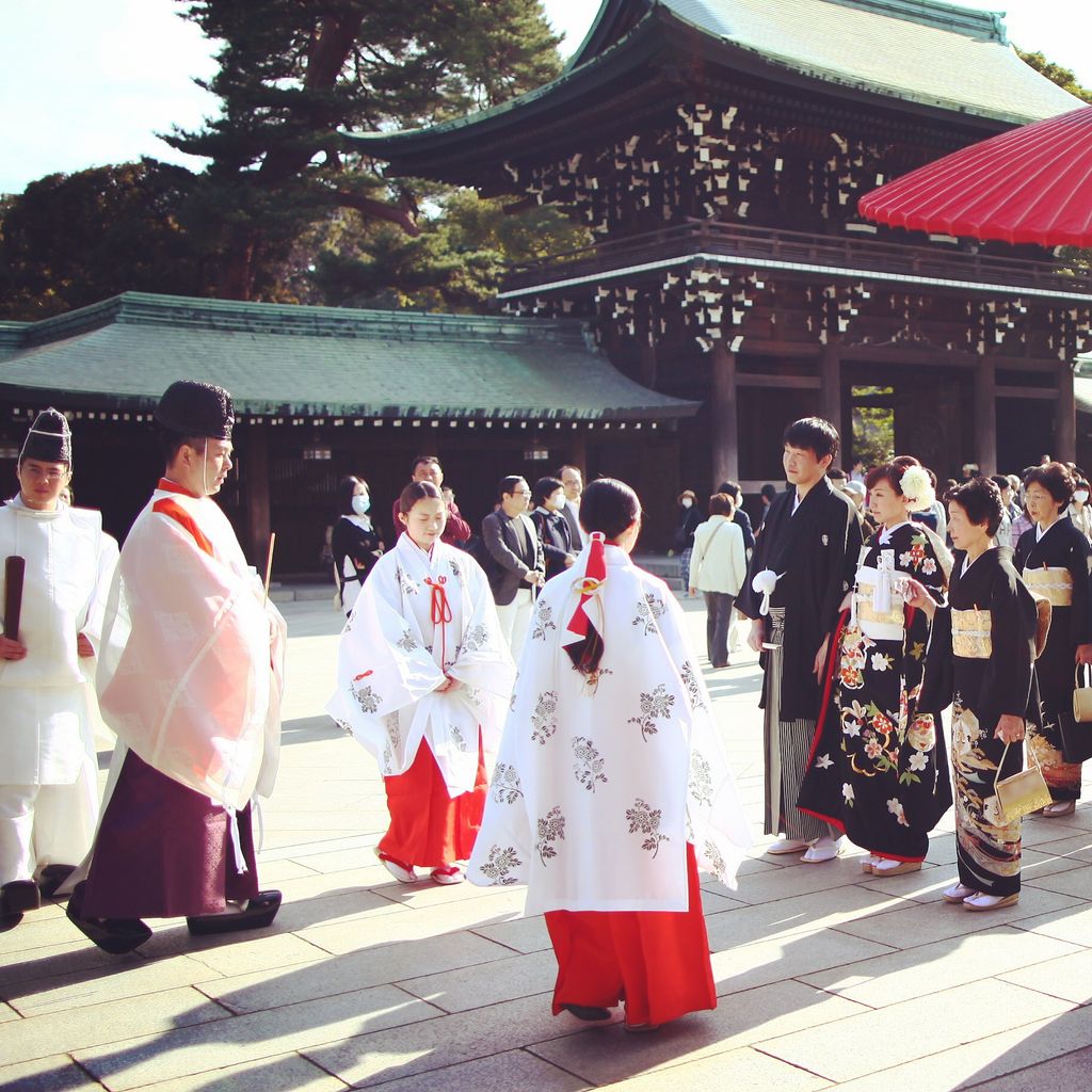 见到了日式婚礼的新娘了