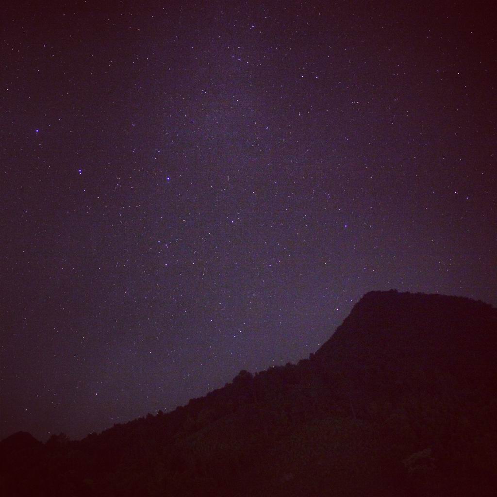 夜色下的星空