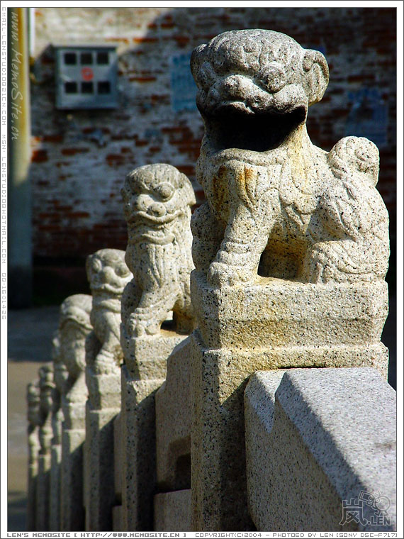 巨济桥上的石狮子